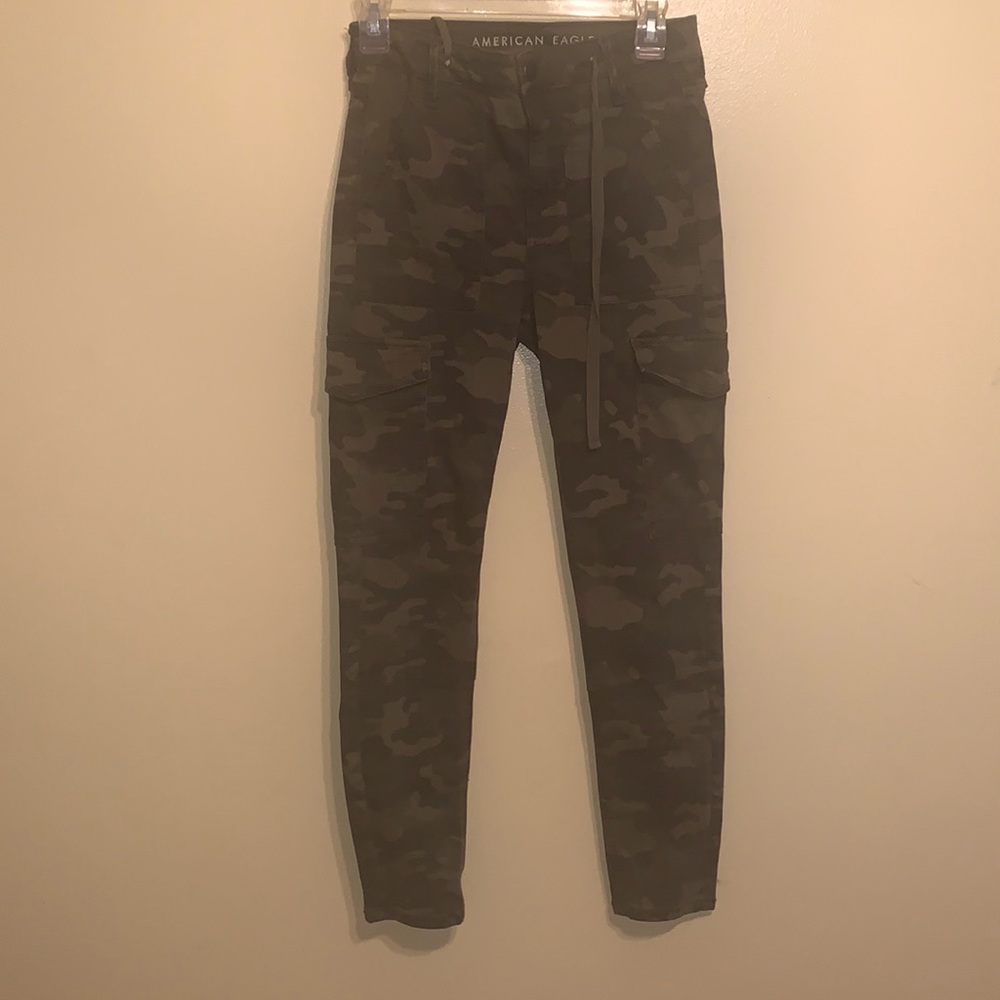 American Eagle Cameo Super Hi-Rise crop good condition